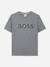 T-shirt  garçon col rond Beige foncé+Gris+Noir 4 - vertbaudet enfant 