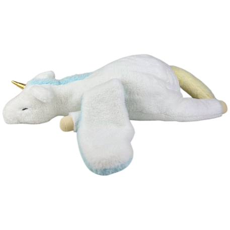 Peluche nemu nemu licorne (60 cm) Blanc, bleu, doré 3 - vertbaudet enfant 