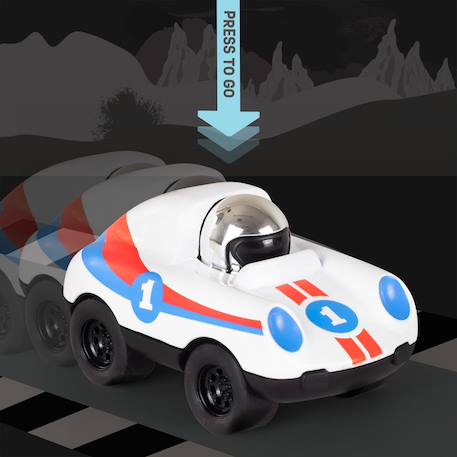 Voiture presto racers Blanc+Bleu+Rouge 4 - vertbaudet enfant 