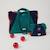 Trousse de toilette en velours high five Bleu marine+Rose 4 - vertbaudet enfant 