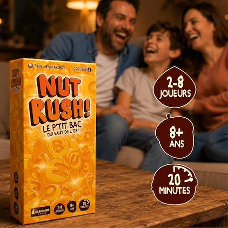Nut rush ! Jeu d'ambiance Jaune 4 - vertbaudet enfant 