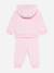 Ensemble fille 2 pièces gilet à capuche et bas Rose clair 2 - vertbaudet enfant 