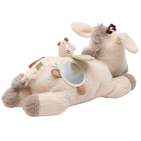 Peluche d'activités donkey dinky Ecru, beige, vert 3 - vertbaudet enfant 