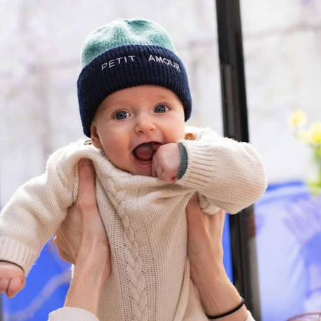 Bonnet petit amour enfant (3-6 ans) Bleu pétrol 4 - vertbaudet enfant 