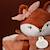 Doudou marionnette renard 25 cm Rose 2 - vertbaudet enfant 