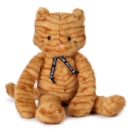 Peluche chat méloé 37 cm Gris+Orange 6 - vertbaudet enfant 