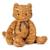 Peluche chat méloé 37 cm Gris+Orange 6 - vertbaudet enfant 