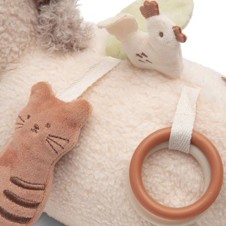 Peluche d'activités donkey dinky Ecru, beige, vert 5 - vertbaudet enfant 