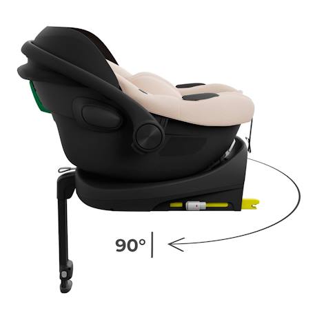 Siège Auto Kinderkraft I-LITE avec base ENDURA SAFE FX ISOFIX 40-87 cm + Organisateur de voiture Beige+Gris+Noir 3 - vertbaudet enfant 