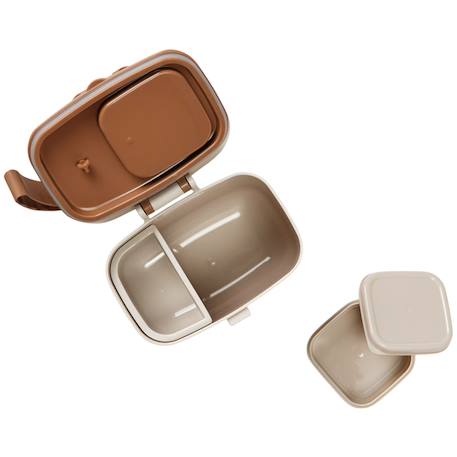 Lunch et snack box bunndy darling Ecru, marron, vert 3 - vertbaudet enfant 