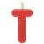 Lettre t phosphorescente Rouge 1 - vertbaudet enfant 