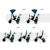 Tricycle Évolutif Kinderkraft EASYTWIST 5 en 1 avec Siège Rotatif 360°, Roues PU Increvables et Capote UPF50+ Beige+Gris+Noir+Rose+Vert 26 - vertbaudet enfant 