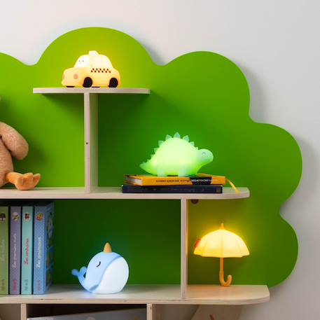 Veilleuse dino   en silicone rechargeable usb Vert 4 - vertbaudet enfant 