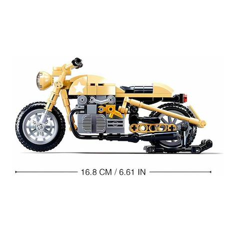 Model bricks - moto militaire Jaune 2 - vertbaudet enfant 
