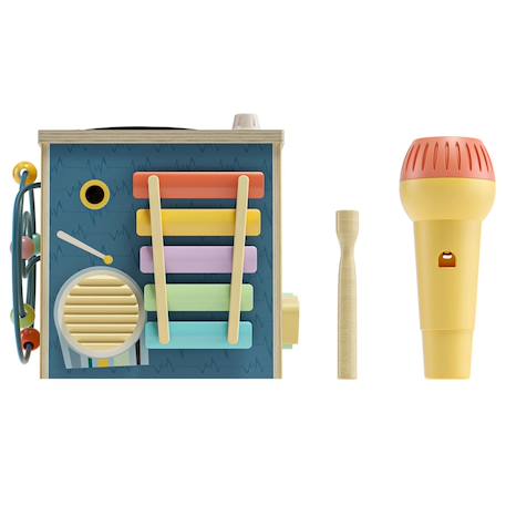 Cube d'activité musicale Beige 3 - vertbaudet enfant 