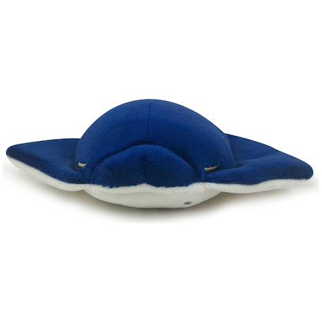 Porte-clé peluche nemu nemu eita la raie manta (18 cm) Bleu, blanc 2 - vertbaudet enfant 