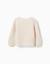 Pull en maille épaisse avec broderie anglaise Beige clair 2 - vertbaudet enfant 