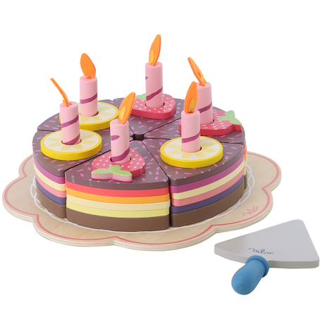 Gros gâteau d'anniversaire Marron 1 - vertbaudet enfant 
