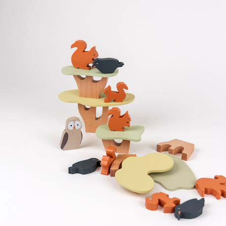 Jeu d'équilibre écureuils Marron 4 - vertbaudet enfant 