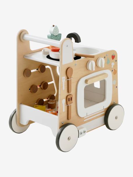 Ma première cuisine chariot de marche en bois FSC® blanc 7 - vertbaudet enfant 
