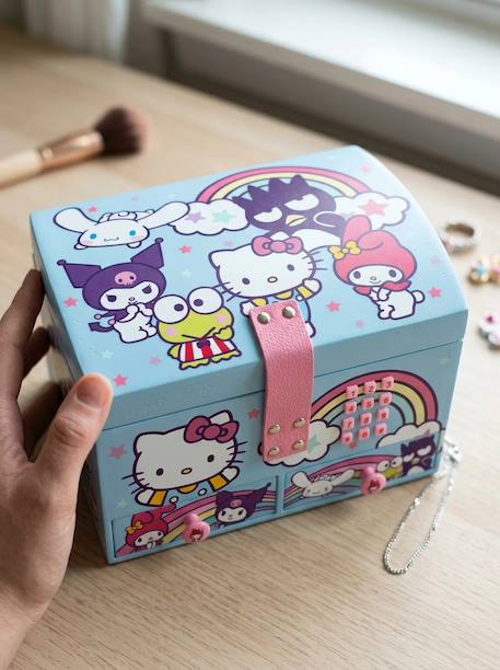 Boîte à bijoux musicale hello kitty serrure à code secret Rose 4 - vertbaudet enfant 