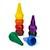 Crayons empilables arc-en-ciel Blanc 3 - vertbaudet enfant 
