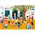 Livre puzzles en bois Bleu+Jaune+Orange 11 - vertbaudet enfant 
