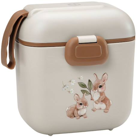 Lunch et snack box bunndy darling Ecru, marron, vert 1 - vertbaudet enfant 