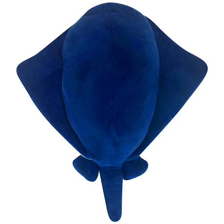 Porte-clé peluche nemu nemu eita la raie manta (18 cm) Bleu, blanc 4 - vertbaudet enfant 