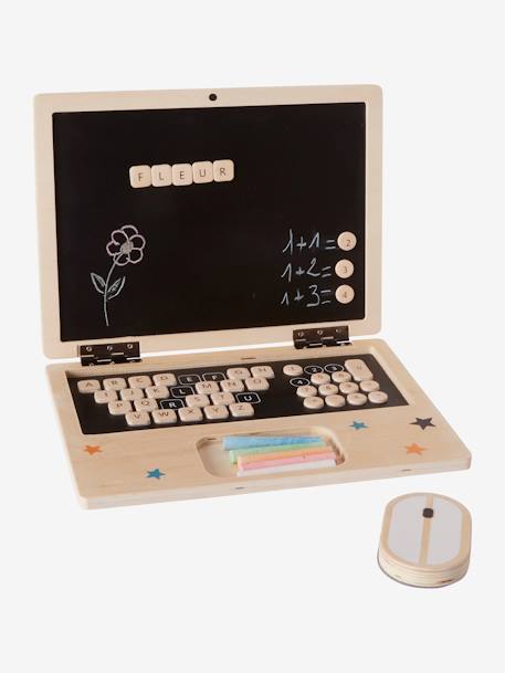 Ordinateur portable en bois FSC® noir 5 - vertbaudet enfant 