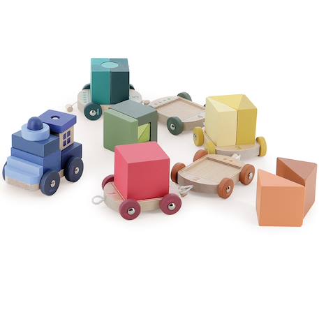 Mon petit train d'éveil Bleu 6 - vertbaudet enfant 