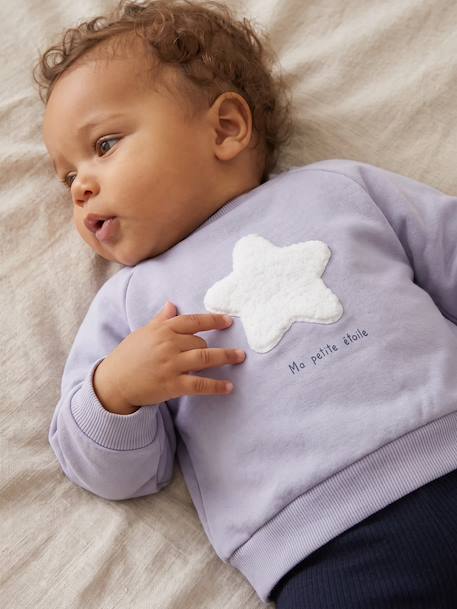 Sweat bébé ouverture dos bleu ciel 2 - vertbaudet enfant 