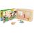 Livre puzzles en bois Bleu+Jaune+Orange 8 - vertbaudet enfant 