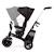 Tricycle Évolutif Kinderkraft EASYTWIST 5 en 1 avec Siège Rotatif 360°, Roues PU Increvables et Capote UPF50+ Beige+Gris+Noir+Rose+Vert 15 - vertbaudet enfant 