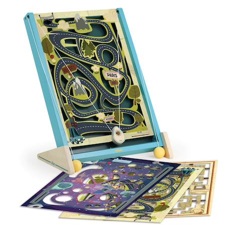 Jeu de labyrinthe à ficelles Bleu 6 - vertbaudet enfant 