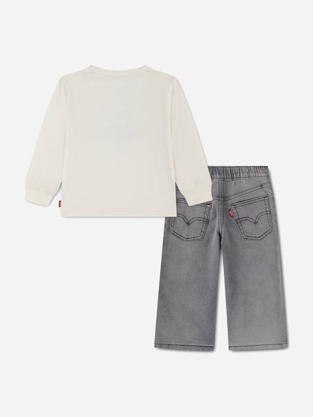 Ensemble garçon 2 pièces Blanc  / gris 2 - vertbaudet enfant 