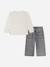 Ensemble garçon 2 pièces Blanc  / gris 2 - vertbaudet enfant 