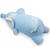 Peluche nemu nemu fanfan l'éléphant (58 cm) Bleu, blanc 3 - vertbaudet enfant 