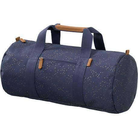 Sac week-end indigo dots (46 x 21 cm) Bleu, doré+Ecru, marron, rouge+Olive, marron,blanc 1 - vertbaudet enfant 