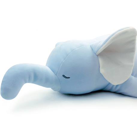 Peluche nemu nemu fanfan l'éléphant (58 cm) Bleu, blanc 2 - vertbaudet enfant 