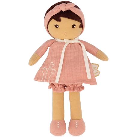 Ma première poupée en tissu amandine 25 cm Rose 1 - vertbaudet enfant 