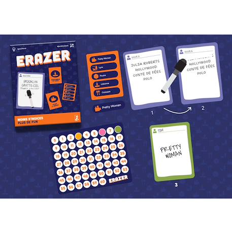 Erazer jeu d'ambiance Violet 2 - vertbaudet enfant 