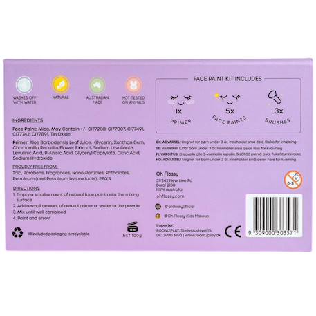 Kit de peinture pour le visage - magic garden Multicolor 4 - vertbaudet enfant 
