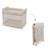 Lit Parapluie Kinderkraft MOON DREAM avec Sommier Suspendu, Matelas Inclus, Pliage en Un Geste et Sac de Transport Beige+Noir 2 - vertbaudet enfant 