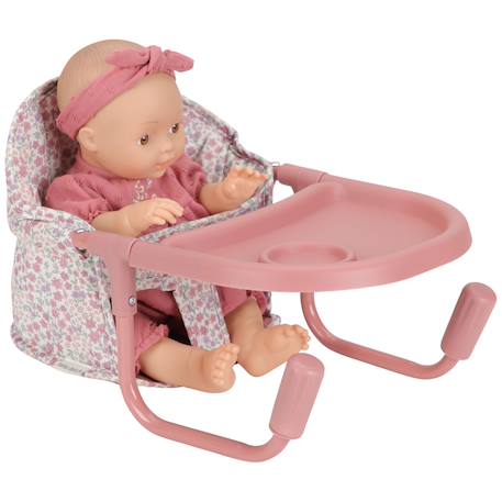 Chaise de table pour poupée Rose 4 - vertbaudet enfant 