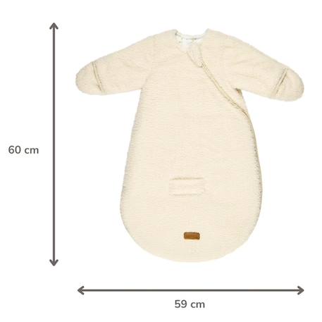 Gigoteuse en bouclette tog 2,5 teddy ecru (0-3 mois) Ecru 2 - vertbaudet enfant 