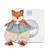 Doudou plat renard 29 cm Bleu+Rose 2 - vertbaudet enfant 