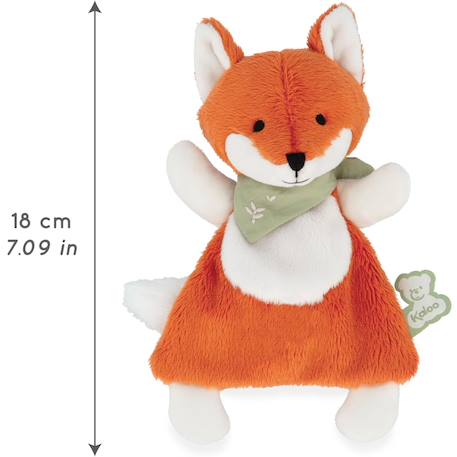Doudou renard paprika 18 cm Orange 4 - vertbaudet enfant 