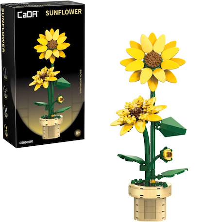 Pot de fleurs de tournesol 187 pièces Jaune 2 - vertbaudet enfant 