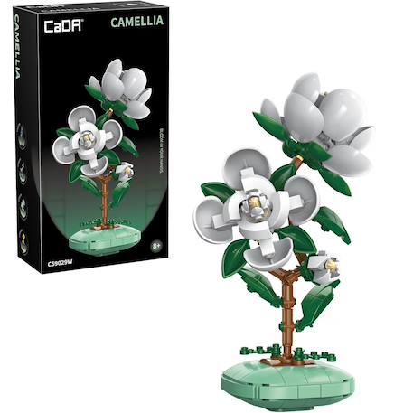 Pot de fleurs de camélia 301 pièces Blanc 2 - vertbaudet enfant 